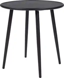 Intratuin Intratuin bijzettafel Mees zwart D 52 H 55 cm aanbieding