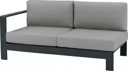 Intratuin Intratuin 2-zits loungebank rechts Nova antraciet aanbieding