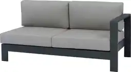 Intratuin Intratuin 2-zits loungebank links Nova antraciet aanbieding