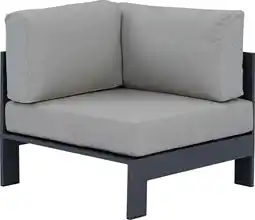 Intratuin Intratuin loungebank hoekstuk Nova antraciet aanbieding