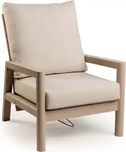 Intratuin Tierra Outdoor loungestoel Sevilla beige aanbieding