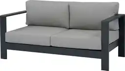 Intratuin Intratuin 2-zits loungebank Nova antraciet aanbieding