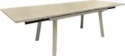 Intratuin Intratuin 10-zits eettafel Dorian beige 250 x 90 x 78,5 cm aanbieding