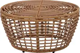 Intratuin Intratuin loungetafel Chicago naturel D 68 H 32 cm aanbieding