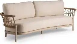 Intratuin Tierra Outdoor 3-zits loungebank Fresca beige aanbieding