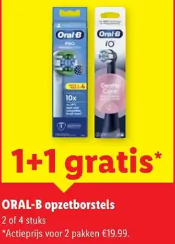 Lidl ORAL-B opzetborstels aanbieding