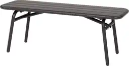 Intratuin Intratuin tuinbank Olle antraciet 150 x 37 x 42,5 cm aanbieding