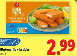 Lidl Glutenvrije vissticks aanbieding