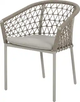 Intratuin Intratuin eettafelstoel Alvera taupe aanbieding