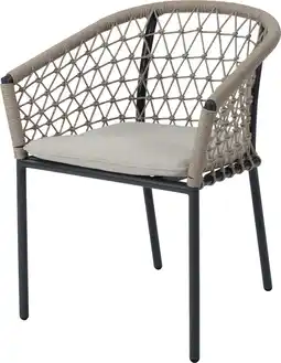 Intratuin Intratuin eettafelstoel Alvera zwart aanbieding