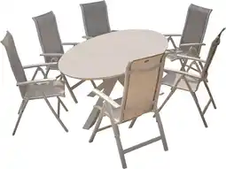 Intratuin Hartman 6-zits diningset Xander met Alice wit aanbieding