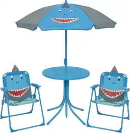 Intratuin Outdoor Living by Decoris tuinset Haai voor kinderen blauw aanbieding
