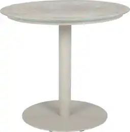 Intratuin Intratuin bijzettafel Sanne taupe D 50 H 45 cm aanbieding