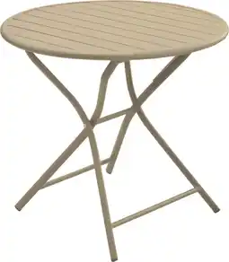Intratuin Intratuin 2-zits klaptafel Emily beige D 80 H 74 cm aanbieding