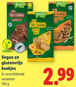 Lidl Vegan en glutenvrije koekjes aanbieding