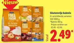 Lidl Glutenvrije bakmix aanbieding