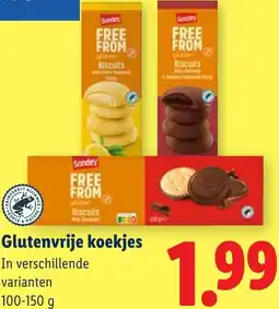 Lidl Glutenvrije koekjes aanbieding
