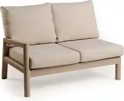 Intratuin Tierra Outdoor 2-zits loungebank rechts Sevilla beige aanbieding