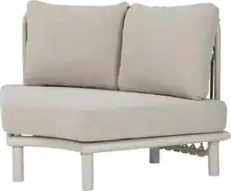 Intratuin Intratuin loungebank hoekstuk Zeno taupe aanbieding