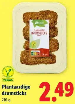 Lidl Plantaardige drumsticks aanbieding