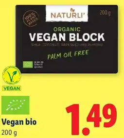 Lidl Vegan bio aanbieding