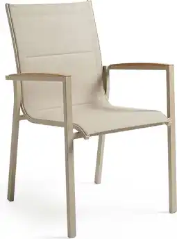 Intratuin Tierra Outdoor eettafelstoel Foxx beige / naturel aanbieding