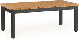 Intratuin Tierra Outdoor loungetafel Sola antraciet 76 x 40 x 30 cm aanbieding