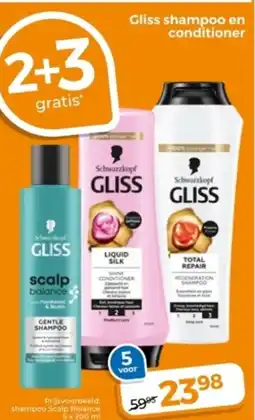 Trekpleister Gliss shampoo en conditioner aanbieding