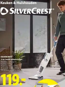 Lidl Silvercrest 3-in-1 multi stoomreiniger aanbieding