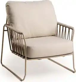 Intratuin Tierra Outdoor loungestoel Rivera beige aanbieding