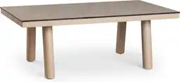 Intratuin Tierra Outdoor loungetafel Sevilla beige 105 x 60 x 45 cm aanbieding