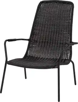 Intratuin Intratuin loungestoel Brit zwart aanbieding