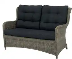 Intratuin Intratuin 2-zits loungebank Samba grijs aanbieding