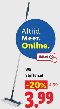 Lidl W5 Stofferset aanbieding