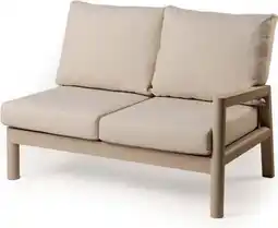 Intratuin Tierra Outdoor 2-zits loungebank links Sevilla beige aanbieding