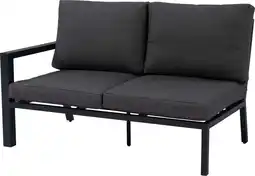 Intratuin Intratuin 2-zits loungebank rechts Milo zwart aanbieding