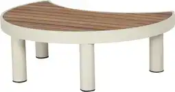 Intratuin Intratuin loungetafel Laurie crème 65 x 82 x 11 cm aanbieding