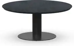 Intratuin Tierra Outdoor 6-zits eettafel Morena zwart D 150 H 68 cm aanbieding