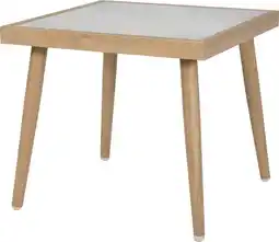 Intratuin Intratuin bijzettafel Tara naturel 50 x 50 x 45 cm aanbieding