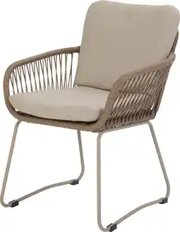 Intratuin Intratuin eettafelstoel Daphne taupe aanbieding