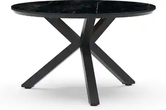 Intratuin Tierra Outdoor eettafel Orbital antraciet D 120 H 75 cm aanbieding