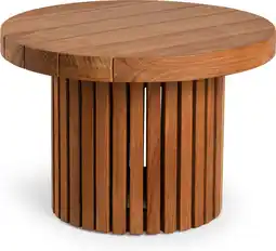 Intratuin Tierra Outdoor bijzettafel Marapa naturel D 55 H 38 cm aanbieding