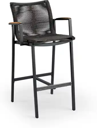 Intratuin Tierra Outdoor barstoel Foxx antraciet aanbieding