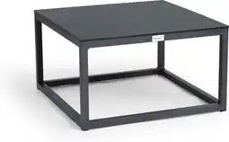 Intratuin Tierra Outdoor loungetafel Rio grafite antraciet 60 x 60 x 35 cm medium aanbieding