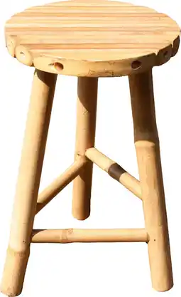 Intratuin Intratuin bijzettafel Tropisch naturel D 25 H 42 cm aanbieding