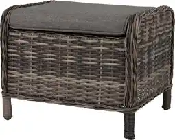 Intratuin Intratuin voetenbank Lima grijs 60 x 51 x 47 cm aanbieding