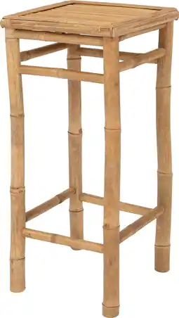 Intratuin Intratuin bijzettafel Tropisch naturel 35 x 35 x 76 cm aanbieding