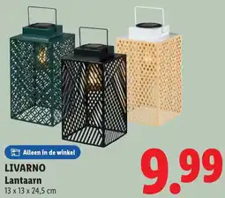 Lidl Livarno Lantaarn aanbieding