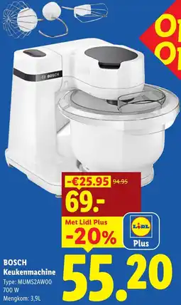 Lidl Bosch Keukenmachine aanbieding