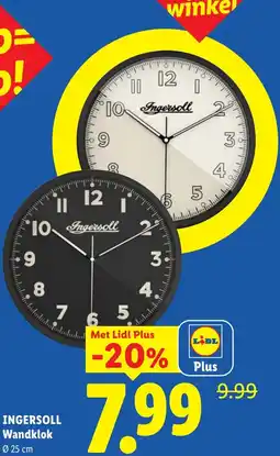 Lidl Ingersoll Wandklok aanbieding